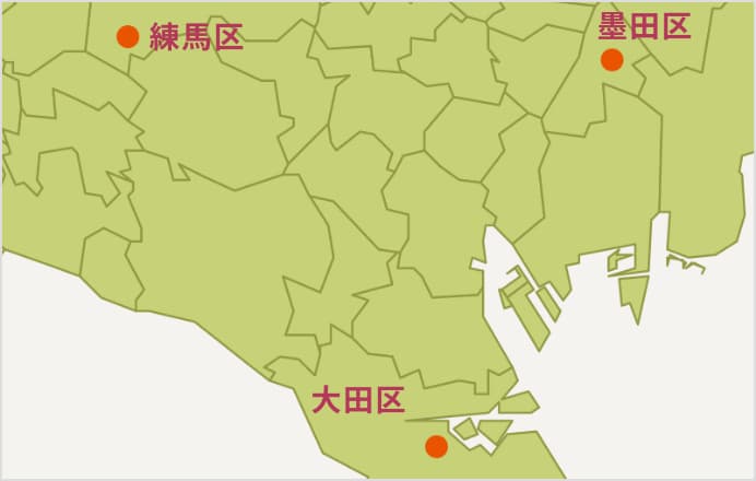 東京の地図